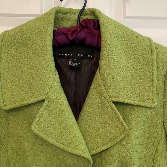 Yansi Fugel fitted wool blazer with pockets size 6 - Picture 3 of 13